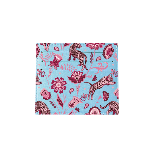 6 Slots Card Holder - Tiger & Floral 2.0