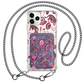 iPhone Magnetic Wallet Case - Tiger & Floral 2.0