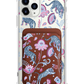 iPhone Magnetic Wallet Case - Tiger & Floral 3.0