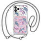 iPhone Magnetic Wallet Case - Tiger & Floral 3.0