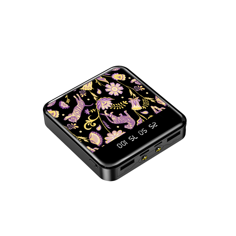 Mini Mighty Powerbank 12,000 mAh - Tiger & Floral 4.0