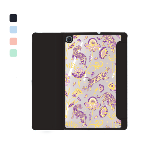 Android Tab Acrylic Flipcover - Tiger & Floral 4.0