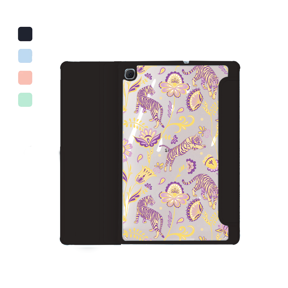 Android Tab Acrylic Flipcover - Tiger & Floral 4.0