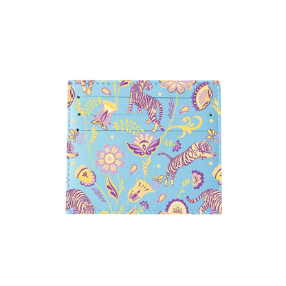 6 Slots Card Holder - Tiger & Floral 4.0
