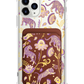 iPhone Magnetic Wallet Case - Tiger & Floral 4.0