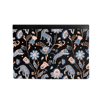 Vegan Leather Sleeve - Tiger & Floral 5.0