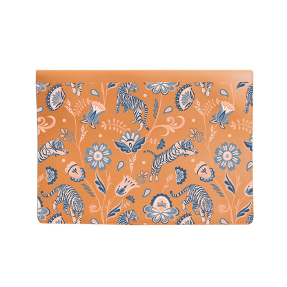Vegan Leather Sleeve - Tiger & Floral 5.0