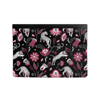 Vegan Leather Sleeve - Tiger & Floral 6.0