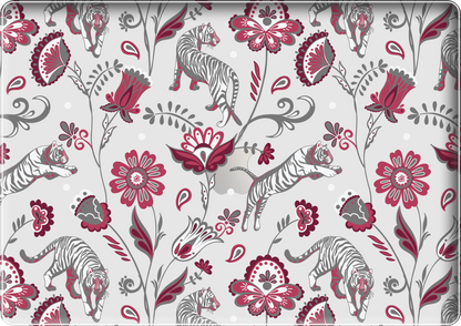 MacBook Snap Case - Tiger & Floral 6.0