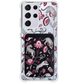 Android Magnetic Wallet Case - Tiger & Floral 6.0