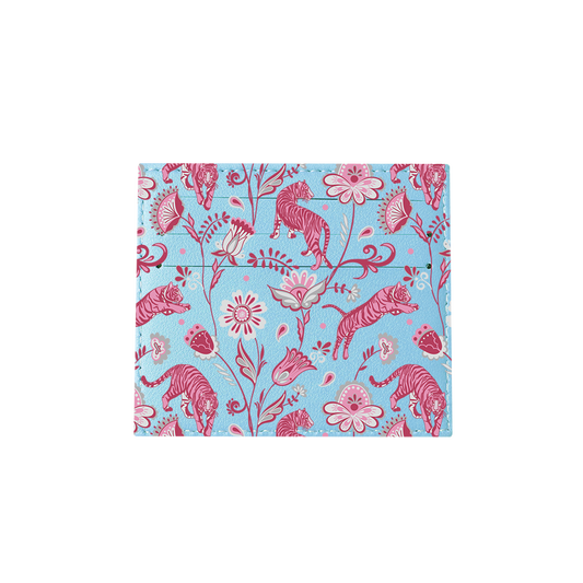 6 Slots Card Holder - Tiger & Floral 7.0