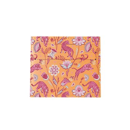 6 Slots Card Holder - Tiger & Floral 7.0