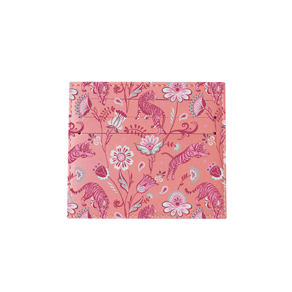 6 Slots Card Holder - Tiger & Floral 7.0