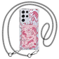 Android Magnetic Wallet Case - Tiger & Floral 7.0