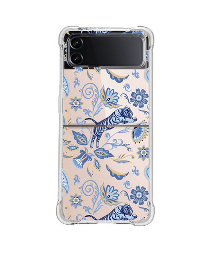 Android Flip / Fold Rearguard Hybrid - Tiger & Floral