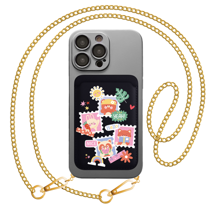 iPhone Magnetic Wallet Silicone Case - Animal Squad