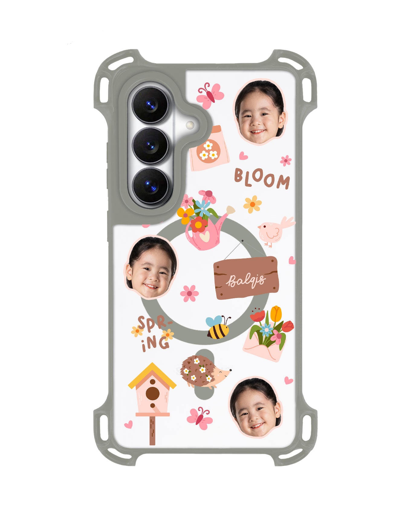 Android Rearguard UltimateZ - Face Grid Spring bloom