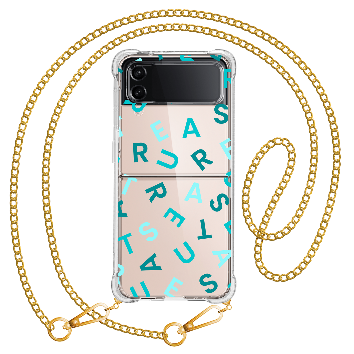 Android Flip / Fold Case - Treasure Monogram