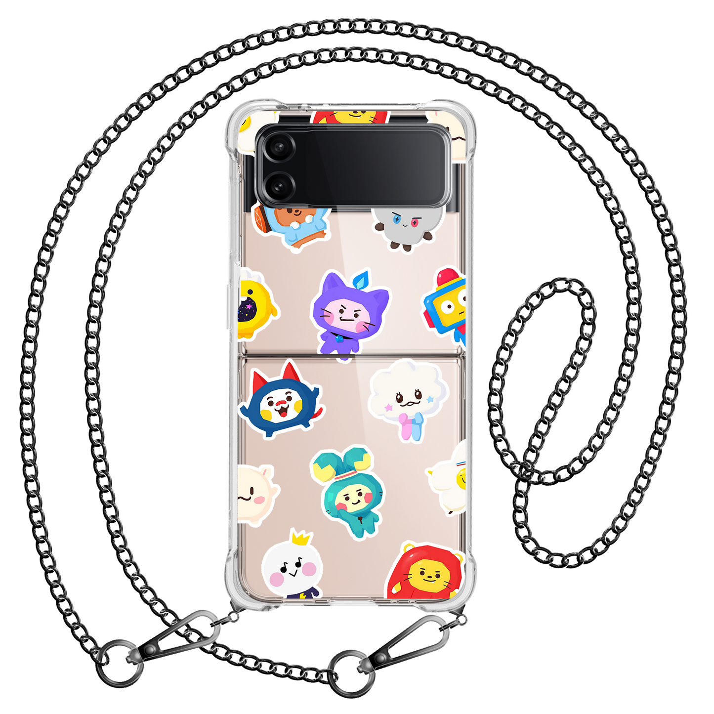 Android Flip / Fold Case - Treasure sticker Pack