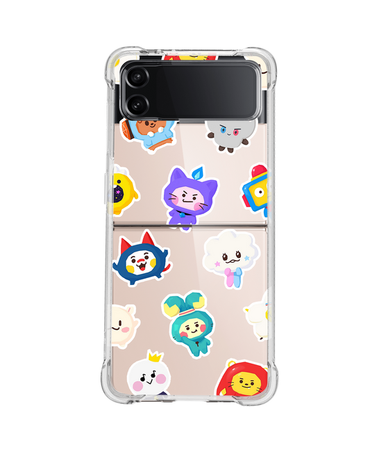 Android Flip / Fold Case - Treasure sticker Pack