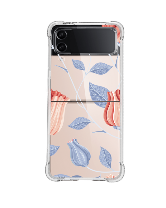 Android Flip / Fold Case - Red Tulip