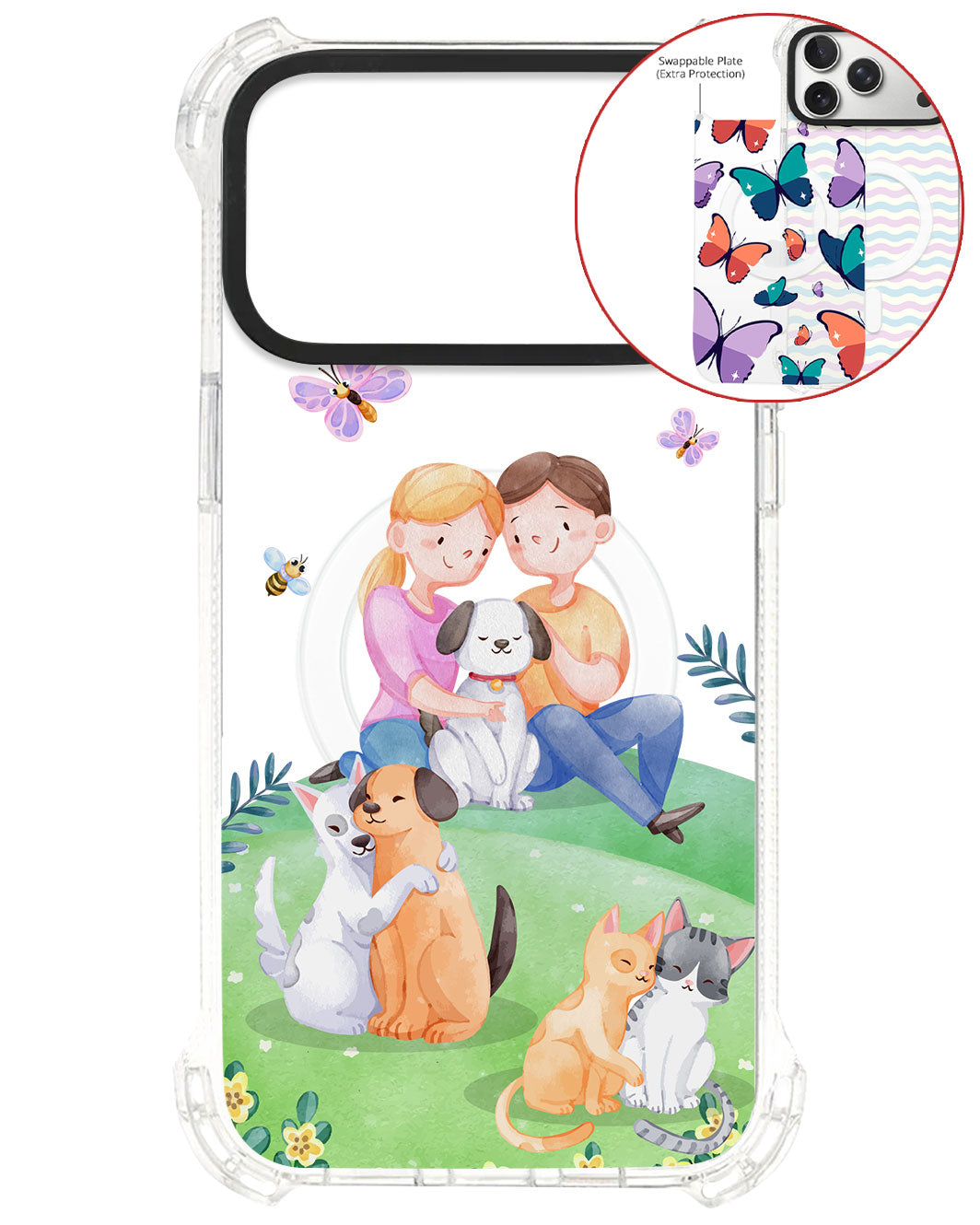 Magsafe Swappable Plate - Adorable Animals
