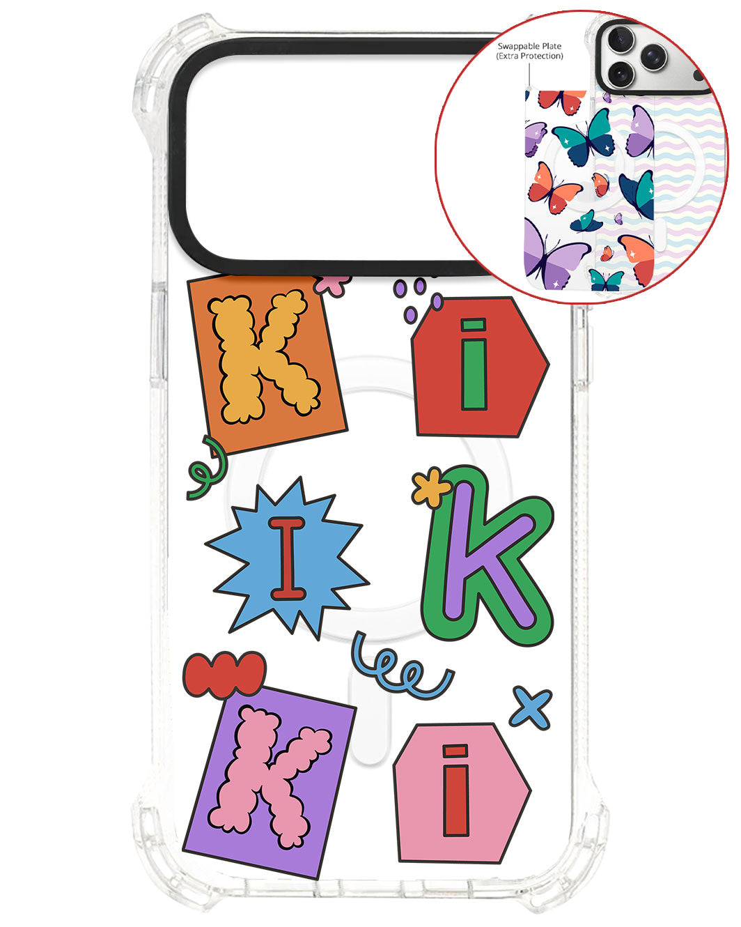 Magsafe Swappable Plate - Adorable Monogram