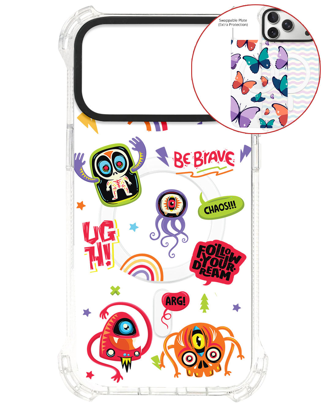 Magsafe Swappable Plate - Baby Monster Holo