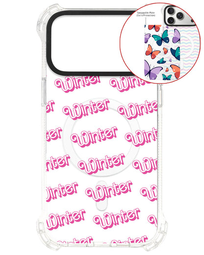 Magsafe Swappable Plate - Barbie Monogram