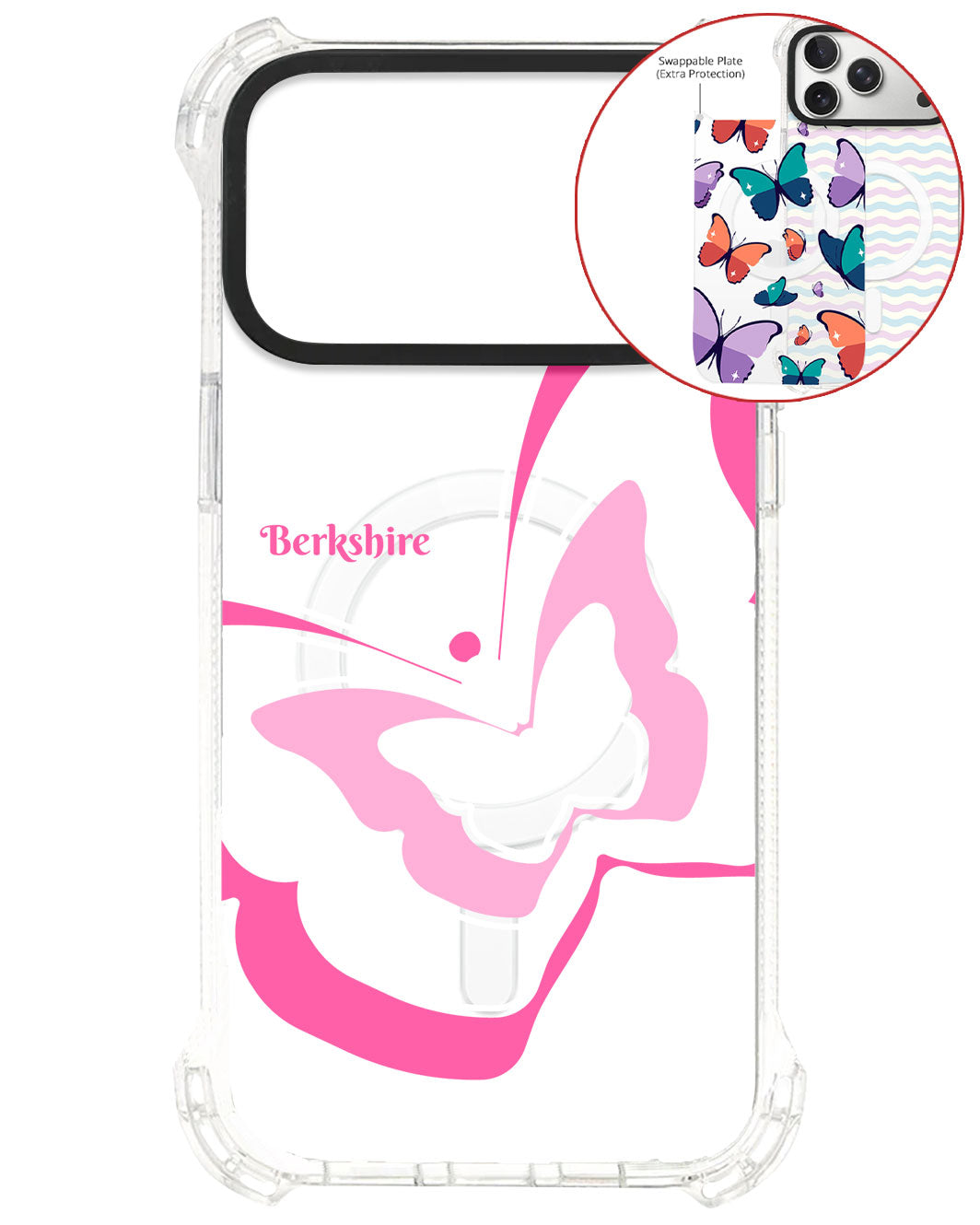 Magsafe Swappable Plate - Butterfly Mirror 1.0