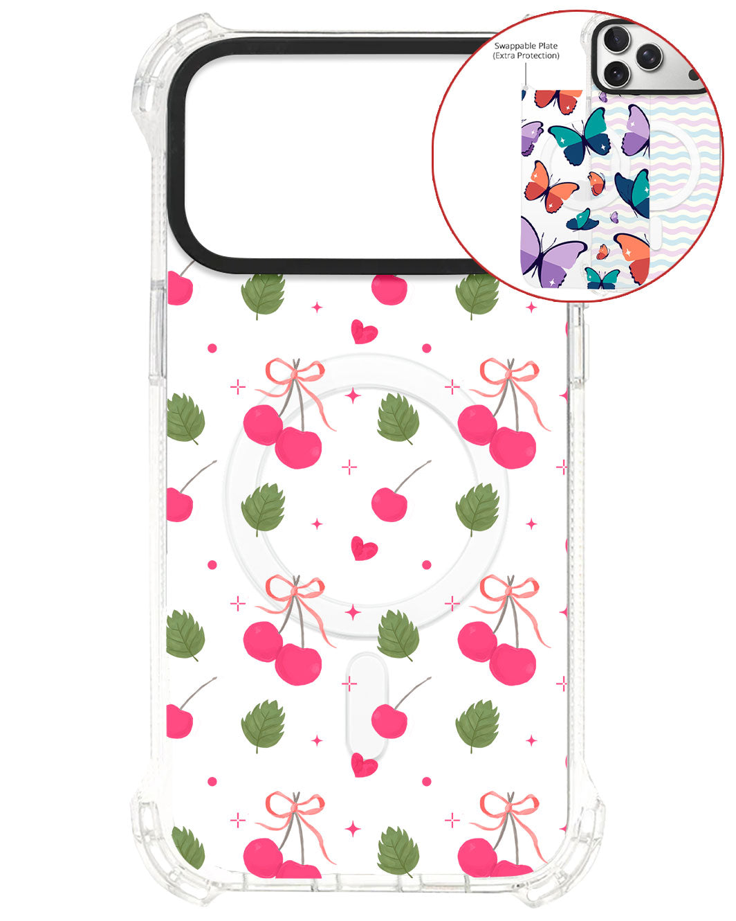 Magsafe Swappable Plate - Coquette Cherry