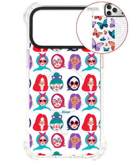 Magsafe Swappable Plate - Cute Sweety Faces
