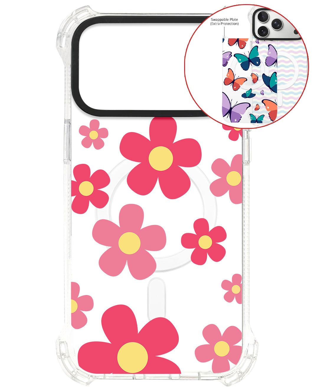 Magsafe Swappable Plate - Daisy Blush