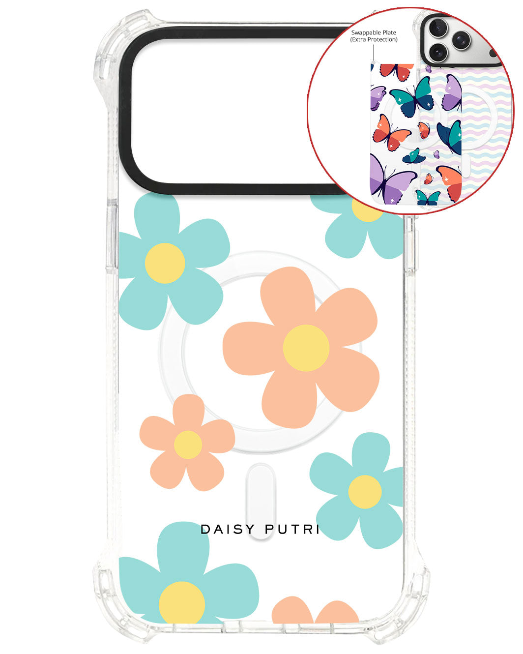 Magsafe Swappable Plate - Daisy Daze