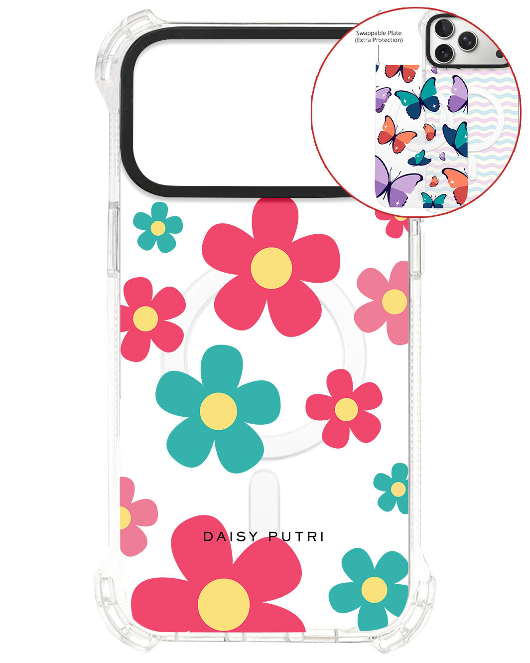 Magsafe Swappable Plate - Daisy Delight 2.0