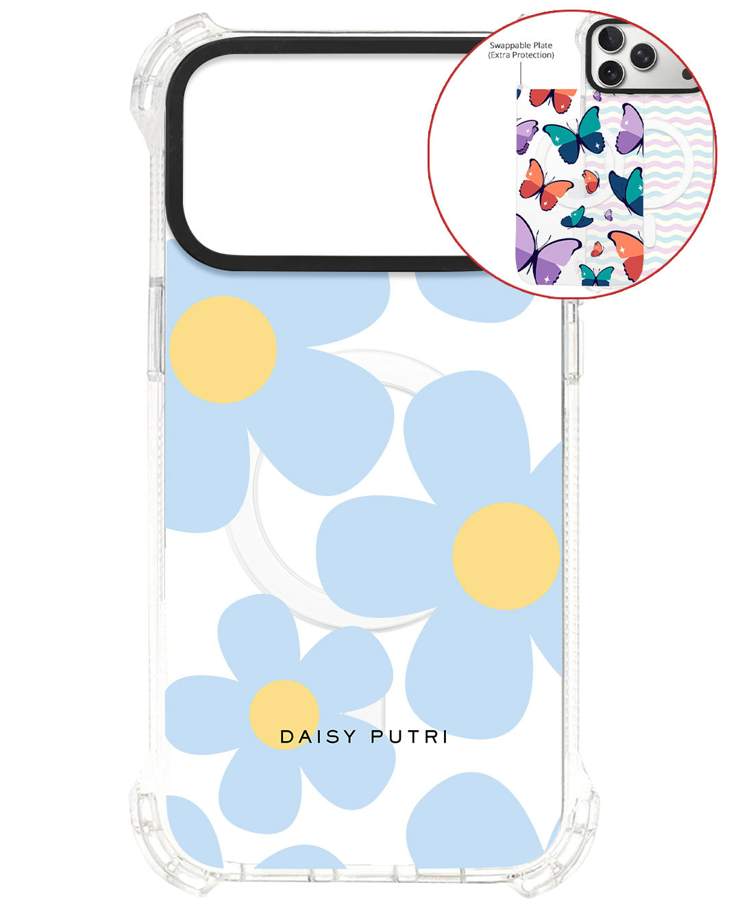 Magsafe Swappable Plate - Daisy Garland