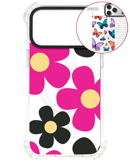 Magsafe Swappable Plate - Daisy Hot Pink