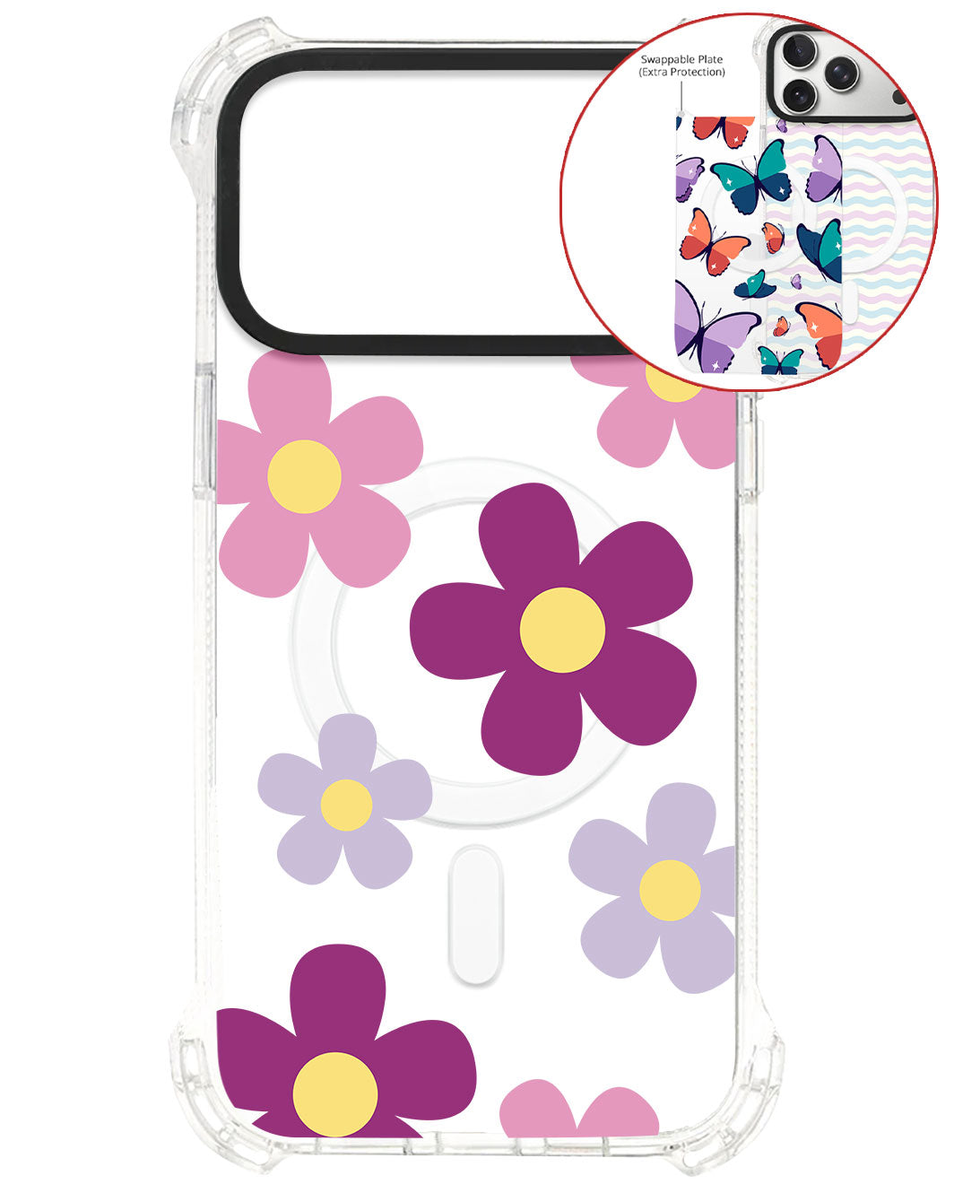 Magsafe Swappable Plate - Daisy Paradise
