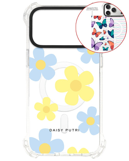Magsafe Swappable Plate - Daisy Skies