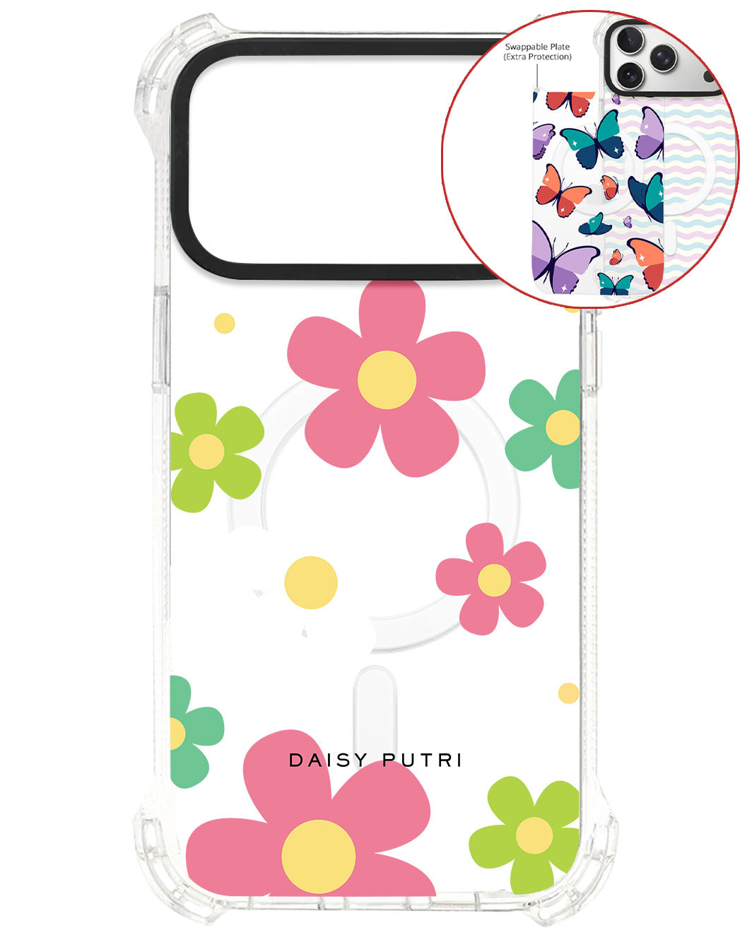 Magsafe Swappable Plate - Daisy Wild