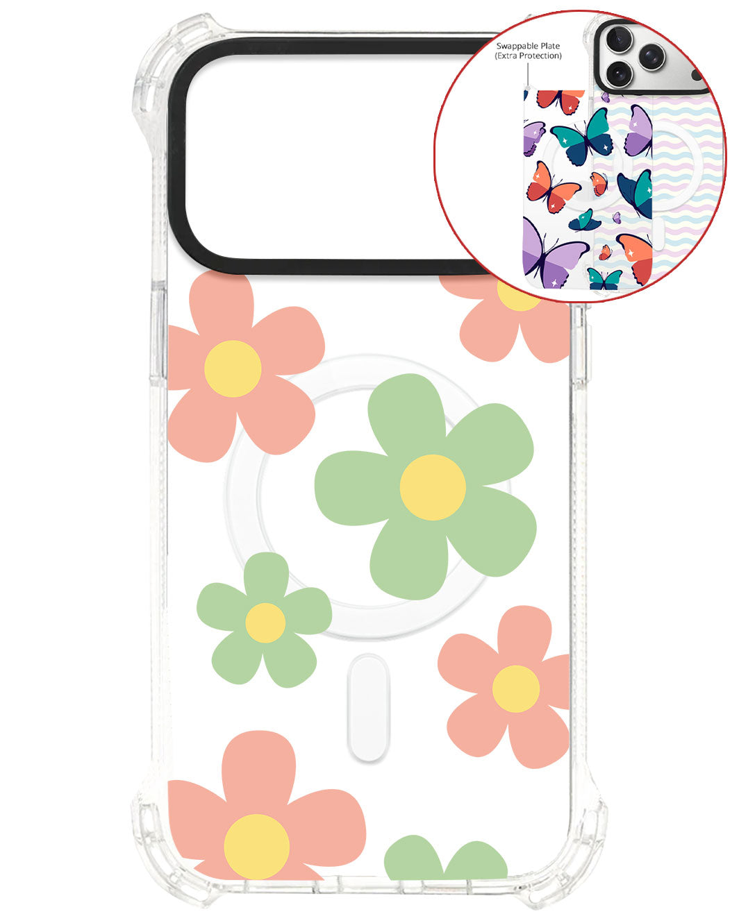 Magsafe Swappable Plate - Daisy Spring
