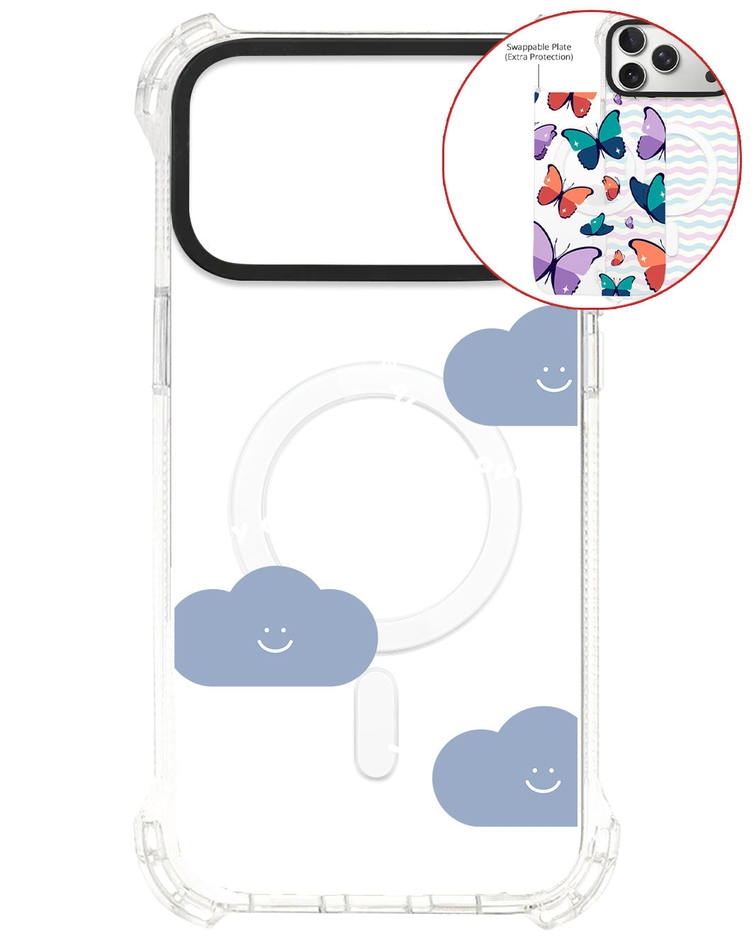 Magsafe Swappable Plate - Dark Cloud