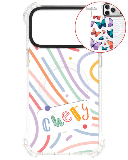Magsafe Swappable Plate - Doodle Monogram 2.0