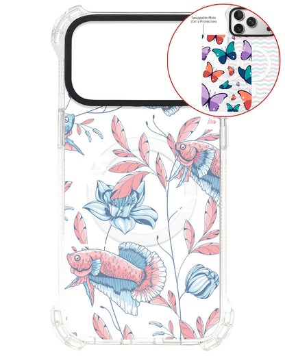 Magsafe Swappable Plate - Fish & Floral 3.0