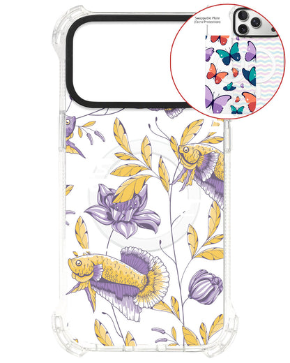 Magsafe Swappable Plate - Fish & Floral 5.0