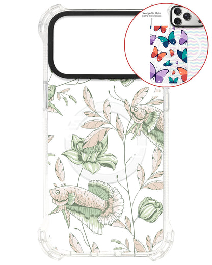 Magsafe Swappable Plate - Fish & Floral 6.0