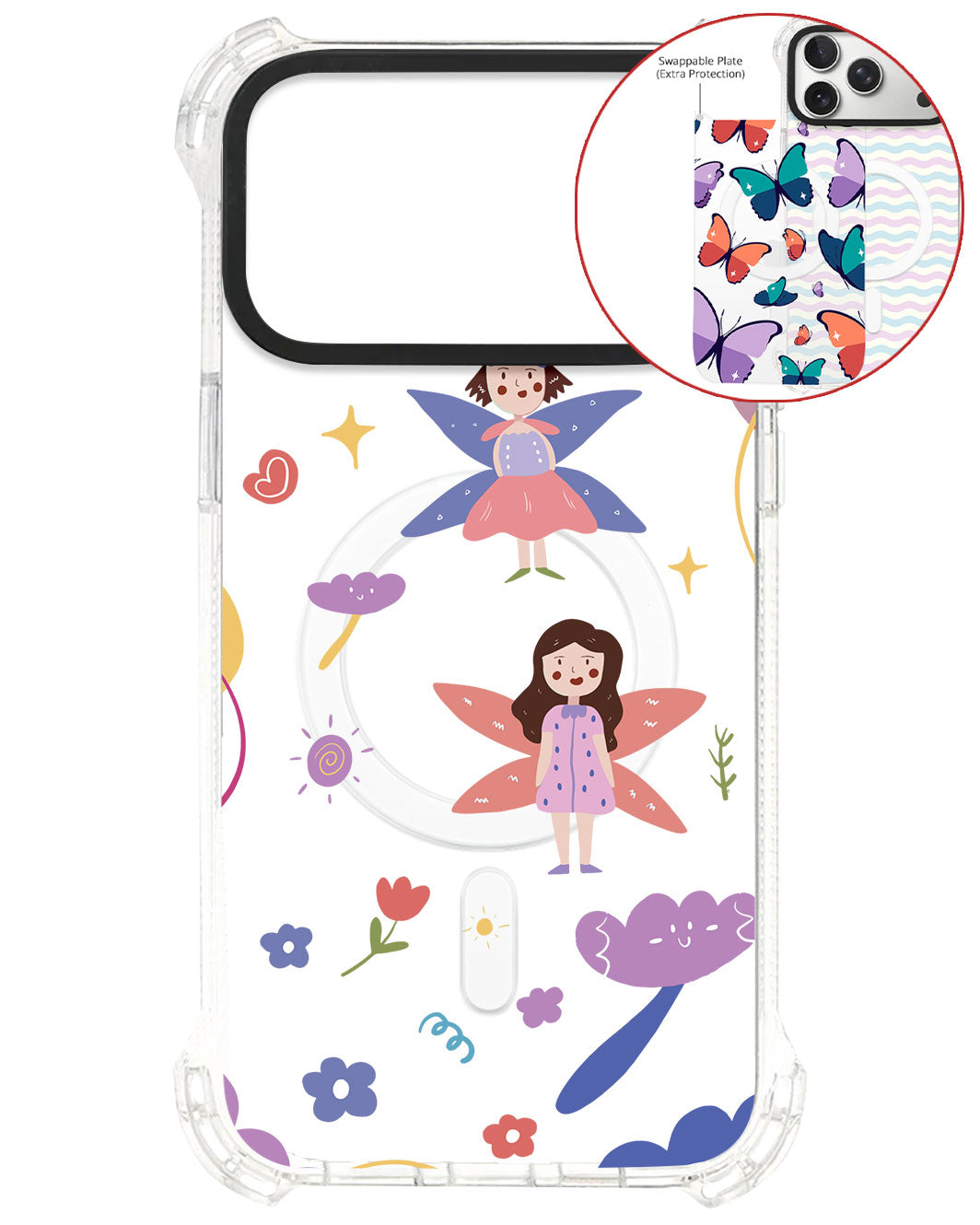 Magsafe Swappable Plate - Fairy Pattern