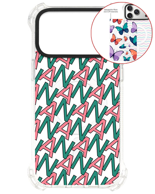 Magsafe Swappable Plate - CUSTOM MONOGRAM 3.0 Initial 7.0