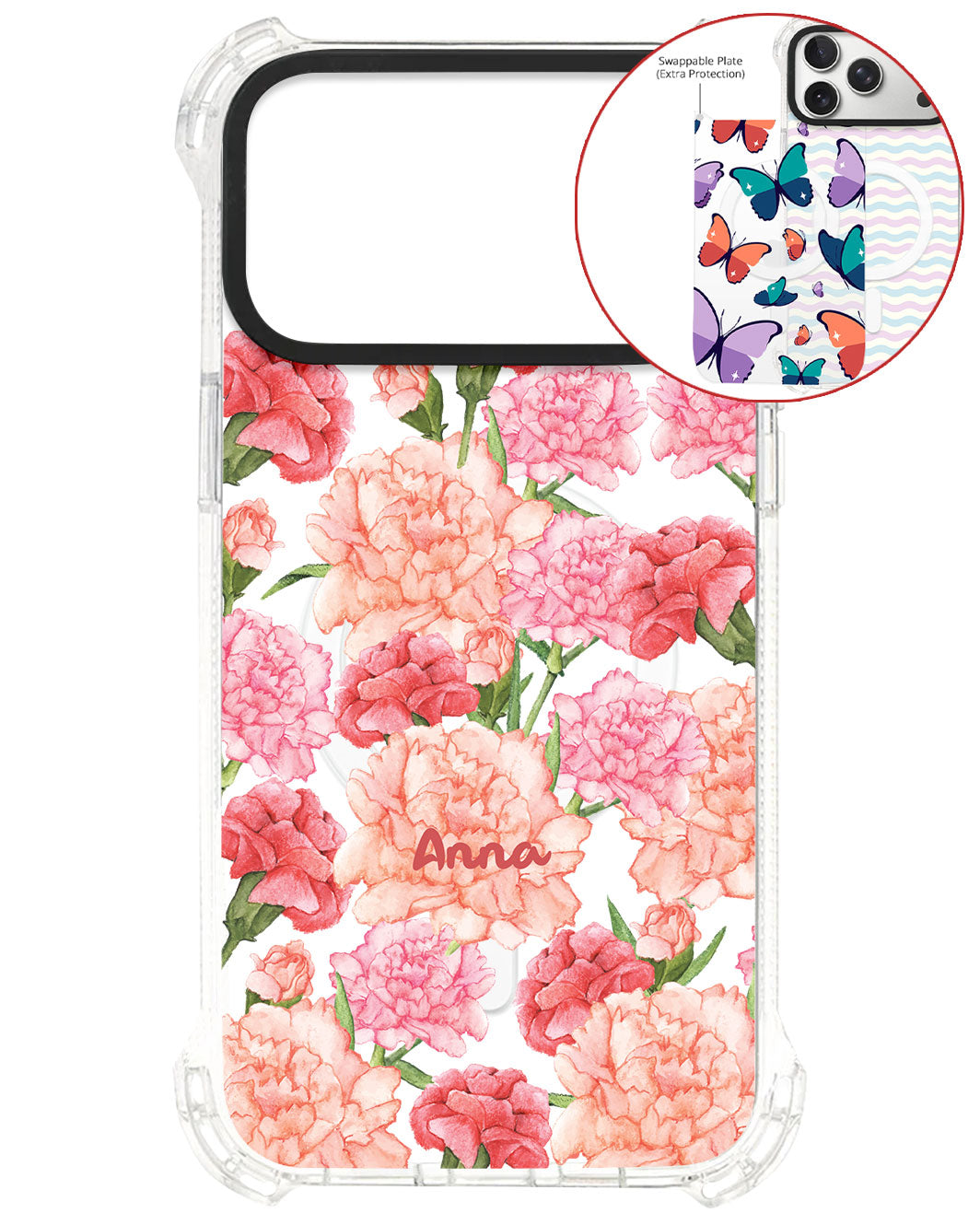 Magsafe Swappable Plate - Carnation