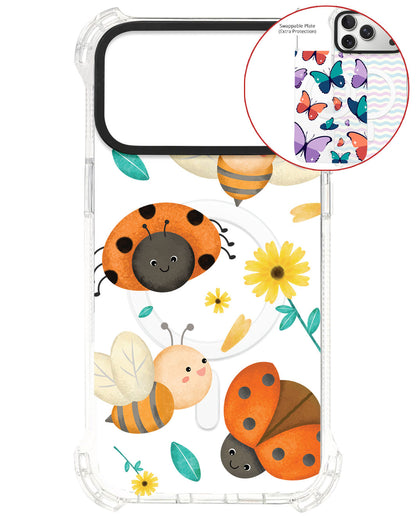 Magsafe Swappable Plate - Lady bug & bee
